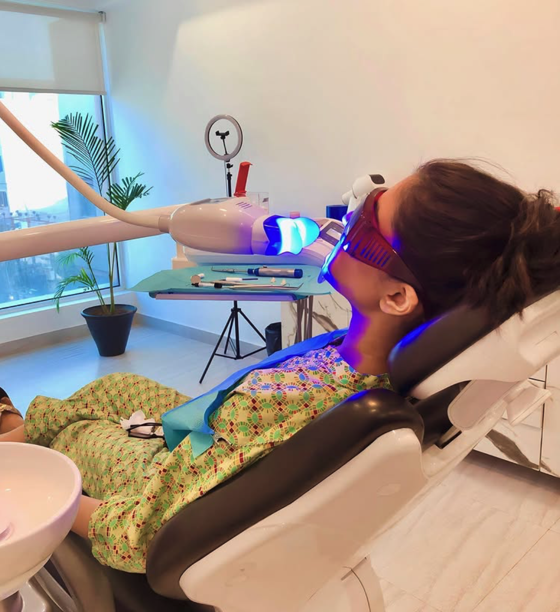 Laser Whitening Process